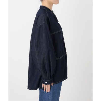 ベーセーストック B.C STOCK ウォッシャブル / Lee / リー SKIPPER DINIM SHIRTS （ネイビー）｜詳細画像