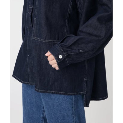 ベーセーストック B.C STOCK ウォッシャブル / Lee / リー SKIPPER DINIM SHIRTS （ネイビー）｜詳細画像