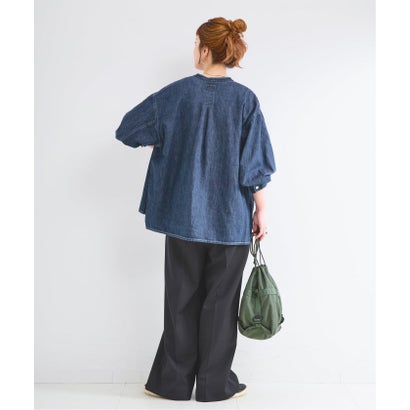 ベーセーストック B.C STOCK ウォッシャブル / Lee / リー SKIPPER DINIM SHIRTS （ネイビー）｜詳細画像