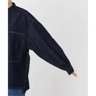 ベーセーストック B.C STOCK ウォッシャブル / Lee / リー SKIPPER DINIM SHIRTS （ネイビー）｜詳細画像