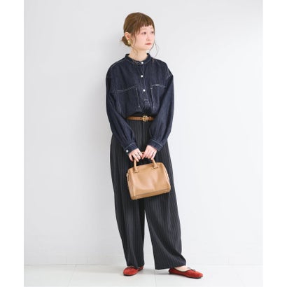 ベーセーストック B.C STOCK ウォッシャブル / Lee / リー SKIPPER DINIM SHIRTS （ネイビー）｜詳細画像
