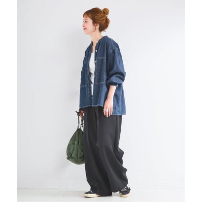 ベーセーストック B.C STOCK ウォッシャブル / Lee / リー SKIPPER DINIM SHIRTS （ネイビー）｜詳細画像