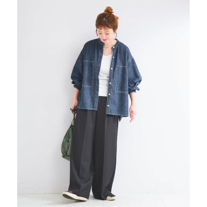 ベーセーストック B.C STOCK ウォッシャブル / Lee / リー SKIPPER DINIM SHIRTS （ブルー A）｜詳細画像