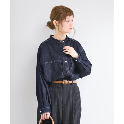 ベーセーストック B.C STOCK ウォッシャブル / Lee / リー SKIPPER DINIM SHIRTS （ブルー A）｜詳細画像