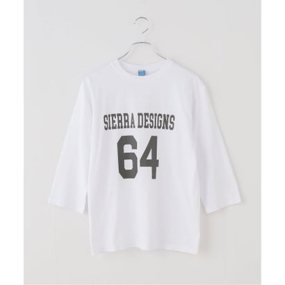 【WEB限定】Good On × SIERRA DESIGNS / シェラデザイン 80'S FOOTBALL TEE （ネイビー）｜詳細画像