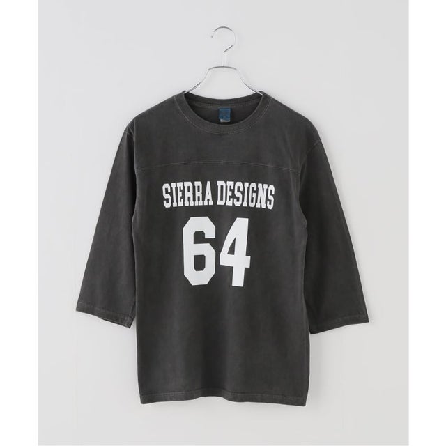 【WEB限定】Good On × SIERRA DESIGNS / シェラデザイン 80'S FOOTBALL TEE （ブラック）