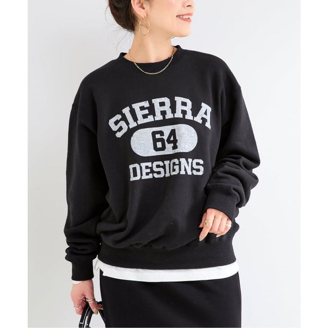 【WEB限定】SIERRA DESIGNS / シェラデザイン SIERRA 64 SWEAT （ブラック）