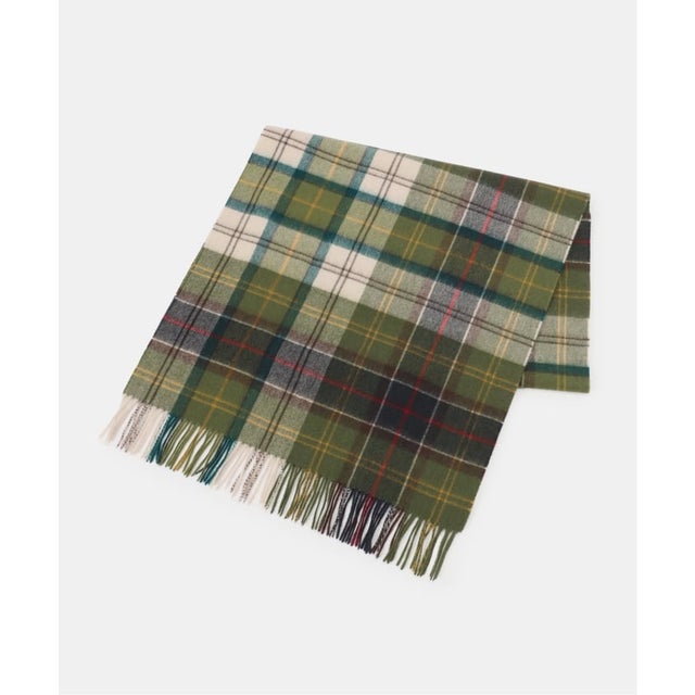 【WEB+一部店舗限定】Barbour / バブアー SERENA TARTAN SCARF （ネイビー）