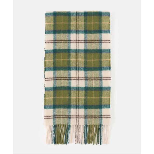Barbour / バブアー TARTAN LAMBSWOOL SCARF （ベージュ）