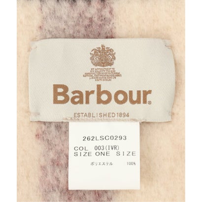 ベーセーストック B.C STOCK Barbour / バブアー ISLA TARTAN BOUCLE SCARF （ナチュラル）｜詳細画像