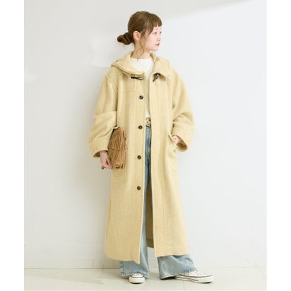 ベーセーストック B.C STOCK 《予約》BALLI OTYS TWEED ロングダッフルコート （ブラック）｜詳細画像