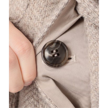 ベーセーストック B.C STOCK 《予約》BALLI OTYS TWEED ロングダッフルコート （ブラック）｜詳細画像
