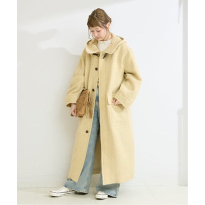 ベーセーストック B.C STOCK 《予約》BALLI OTYS TWEED ロングダッフルコート （ブラック）｜詳細画像