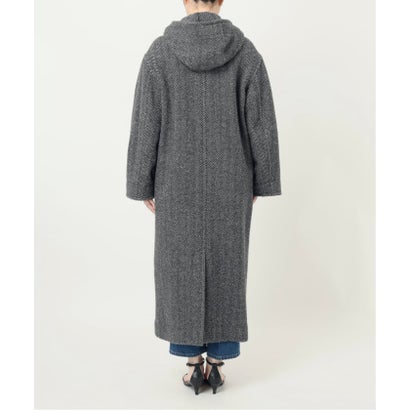 ベーセーストック B.C STOCK 《予約》BALLI OTYS TWEED ロングダッフルコート （ブラック）｜詳細画像