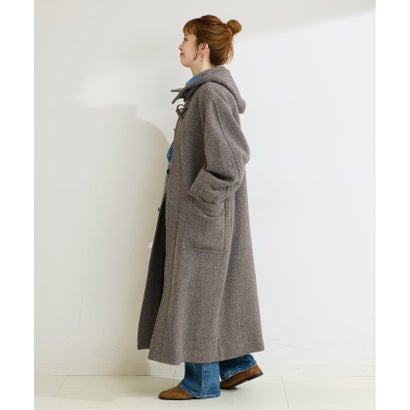 ベーセーストック B.C STOCK 《予約》BALLI OTYS TWEED ロングダッフルコート （ブラック）｜詳細画像
