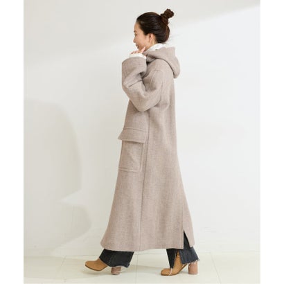 ベーセーストック B.C STOCK 《予約》BALLI OTYS TWEED ロングダッフルコート （ベージュ）｜詳細画像