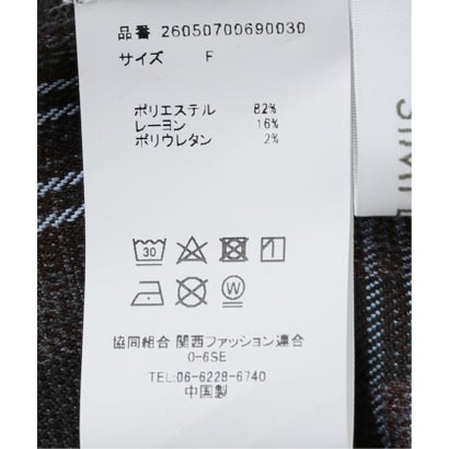 ベーセーストック B.C STOCK ウォッシャブル / チェックシャツ （グレー）｜詳細画像