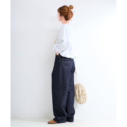 《予約》【WEB+一部店舗限定】ウォッシャブル / Lee / リー BAGGY （ブルー A）｜詳細画像