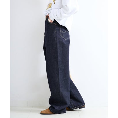 《予約》【WEB+一部店舗限定】ウォッシャブル / Lee / リー BAGGY （ブルー A）｜詳細画像