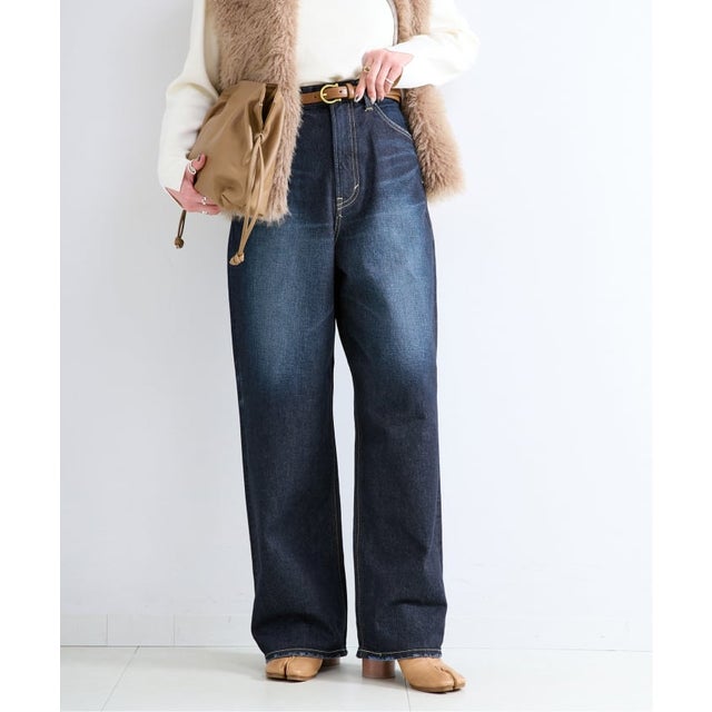 《予約》【WEB+一部店舗限定】ウォッシャブル / Lee / リー BAGGY （ブルー A）