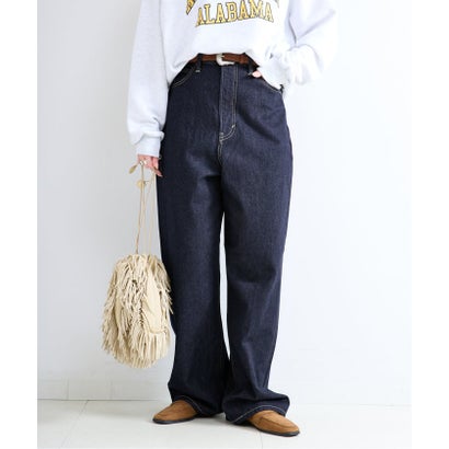 《予約》【WEB+一部店舗限定】ウォッシャブル / Lee / リー BAGGY （ネイビー）｜詳細画像