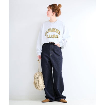 《予約》【WEB+一部店舗限定】ウォッシャブル / Lee / リー BAGGY （ネイビー）｜詳細画像