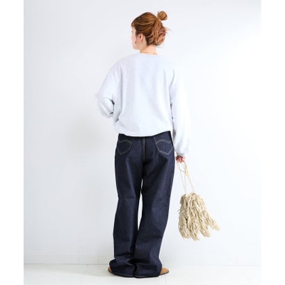 《予約》【WEB+一部店舗限定】ウォッシャブル / Lee / リー BAGGY （ネイビー）｜詳細画像