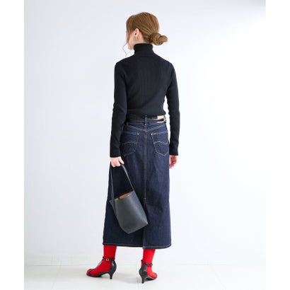 《予約》【WEB＋一部店舗限定】ウォッシャブル / Lee / リー SKIRT （ネイビー）｜詳細画像