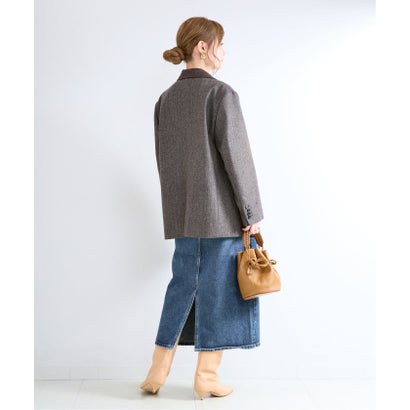 《予約》【WEB＋一部店舗限定】ウォッシャブル / Lee / リー SKIRT （ネイビー）｜詳細画像
