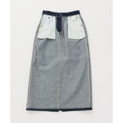 《予約》【WEB＋一部店舗限定】ウォッシャブル / Lee / リー SKIRT （ネイビー）｜詳細画像