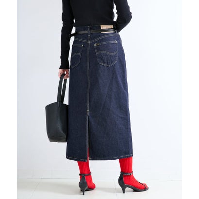 《予約》【WEB＋一部店舗限定】ウォッシャブル / Lee / リー SKIRT （ネイビー）｜詳細画像