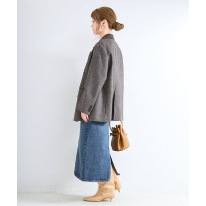 《予約》【WEB＋一部店舗限定】ウォッシャブル / Lee / リー SKIRT （ブルー A）｜詳細画像