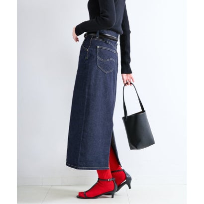 《予約》【WEB＋一部店舗限定】ウォッシャブル / Lee / リー SKIRT （ブルー A）｜詳細画像