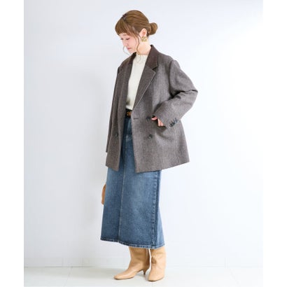 《予約》【WEB＋一部店舗限定】ウォッシャブル / Lee / リー SKIRT （ブルー A）｜詳細画像