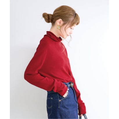 《予約》【WEB先行販売+一部店舗限定】手洗い可 / ハイネックプルオーバー （ブラック）｜詳細画像