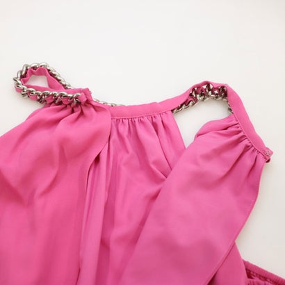 ビーシービージーマックスアズリア BCBG MAXAZRIA チェーン飾りのピンクドレス （ピンク）｜詳細画像
