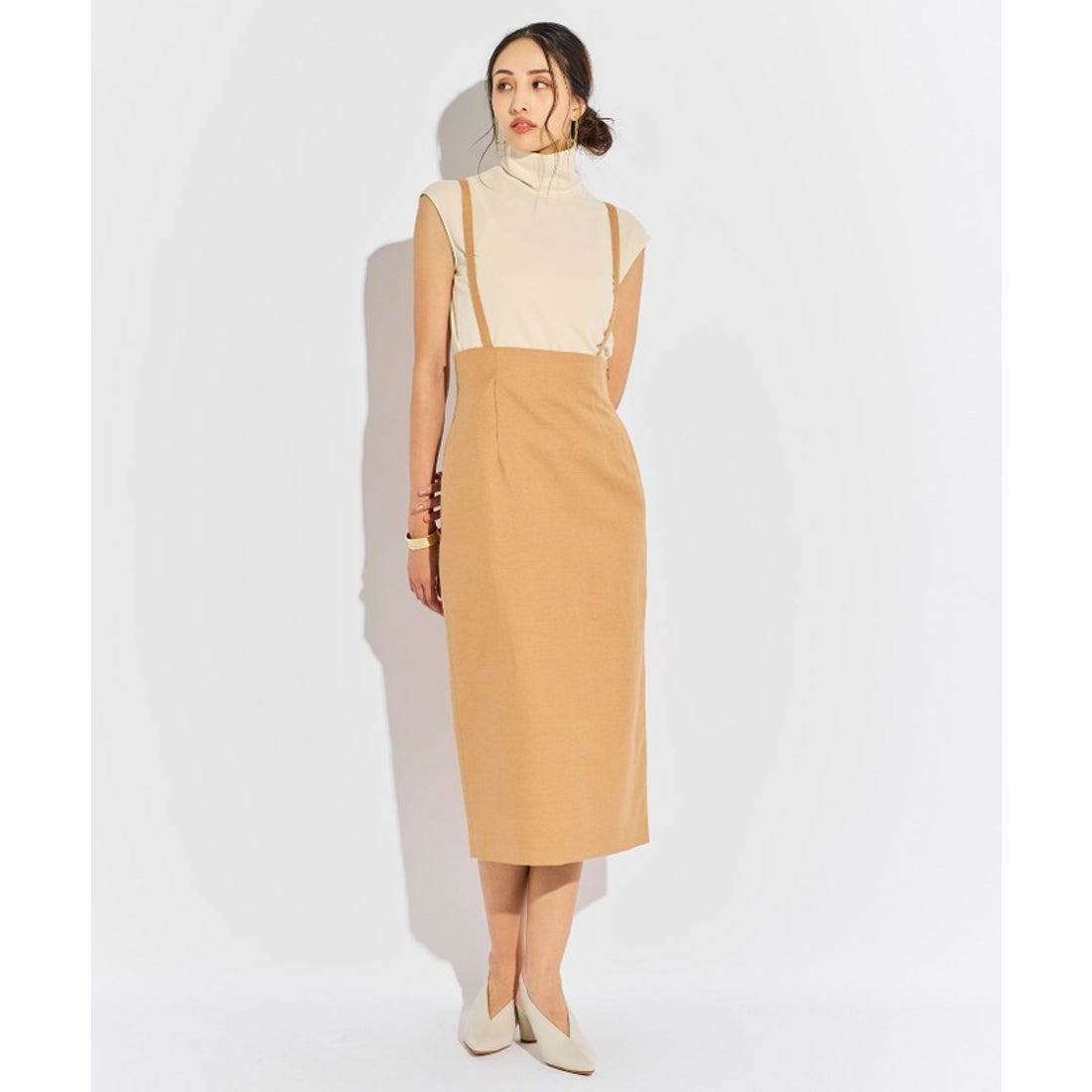ベイジ, BEIGE, MELLE / ハイネックトップス （Black） -ファッション 