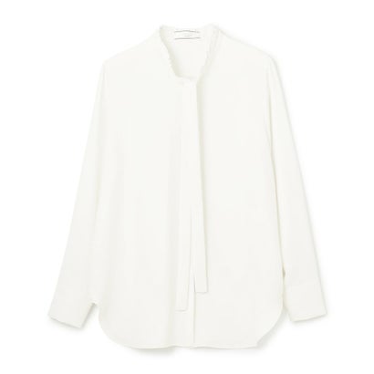 BEIGE, 【洗える】EVA / ボウタイロングスリーブブラウス （White）｜詳細画像