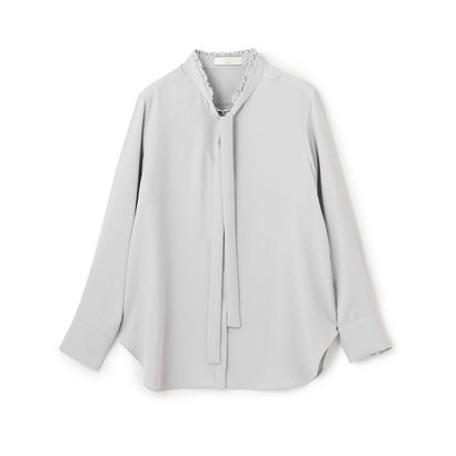 BEIGE, 【洗える】EVA / ボウタイロングスリーブブラウス （White）｜詳細画像