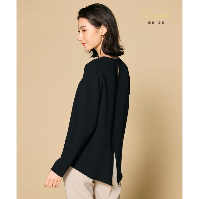 【人気シリーズ】SHELBY / ロングスリーブブラウス （Black）