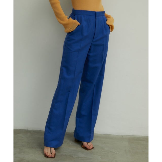 CLAUDE / ワイドストレートパンツ （Blue）