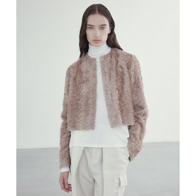 【GISELe 4月号掲載】KOCHIA / ファージャカードクルーネックブラウス （Beige）