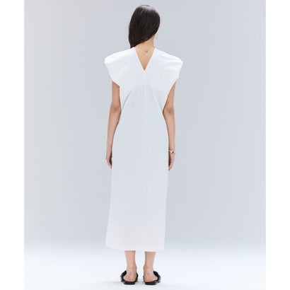 BEIGE, 【洗える】SCALA / コットンリネンボリュームスリーブワンピース （White）｜詳細画像