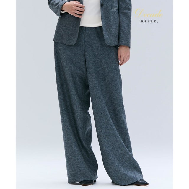 【セットアップ対応】CORBY / ウールイージーワイドパンツ （C.Gray）