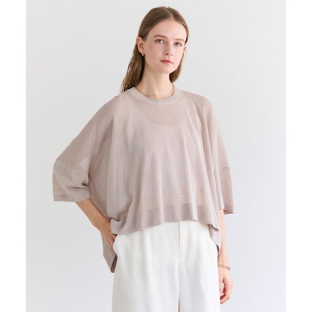 YOOPER / ドライタッチ シアーニット （Flax）