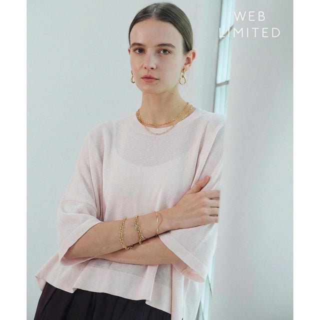 YOOPER / ドライタッチ シアーニット （【WEB限定カラー】 Pink）