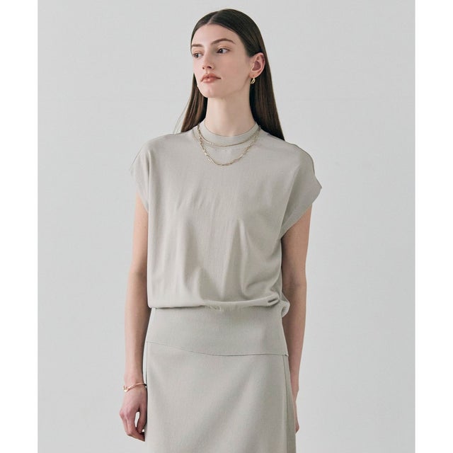 NADIA / シアーコンビ ストレッチニット （L.Taupe）