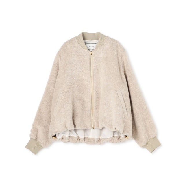 GROVE / アルパカシャギーブルゾン （Beige）