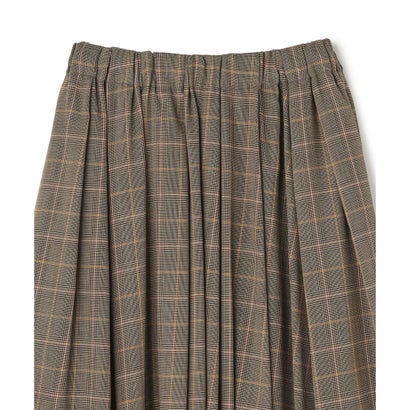BEIGE, EDWARDS / ウールチェック フレアスカート （Brown Check）｜詳細画像
