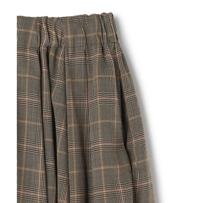 BEIGE, EDWARDS / ウールチェック フレアスカート （Brown Check）｜詳細画像